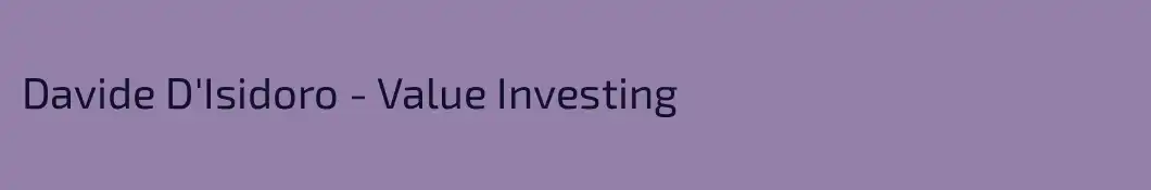 Davide D'Isidoro - Value Investing